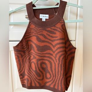 The Drop Women's Brown Sweater Tank